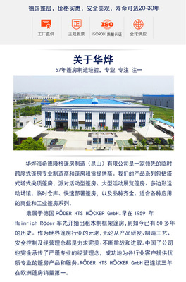 德國雙層篷房 用卓越品質定義專業展覽空間——華燁篷房技術解析